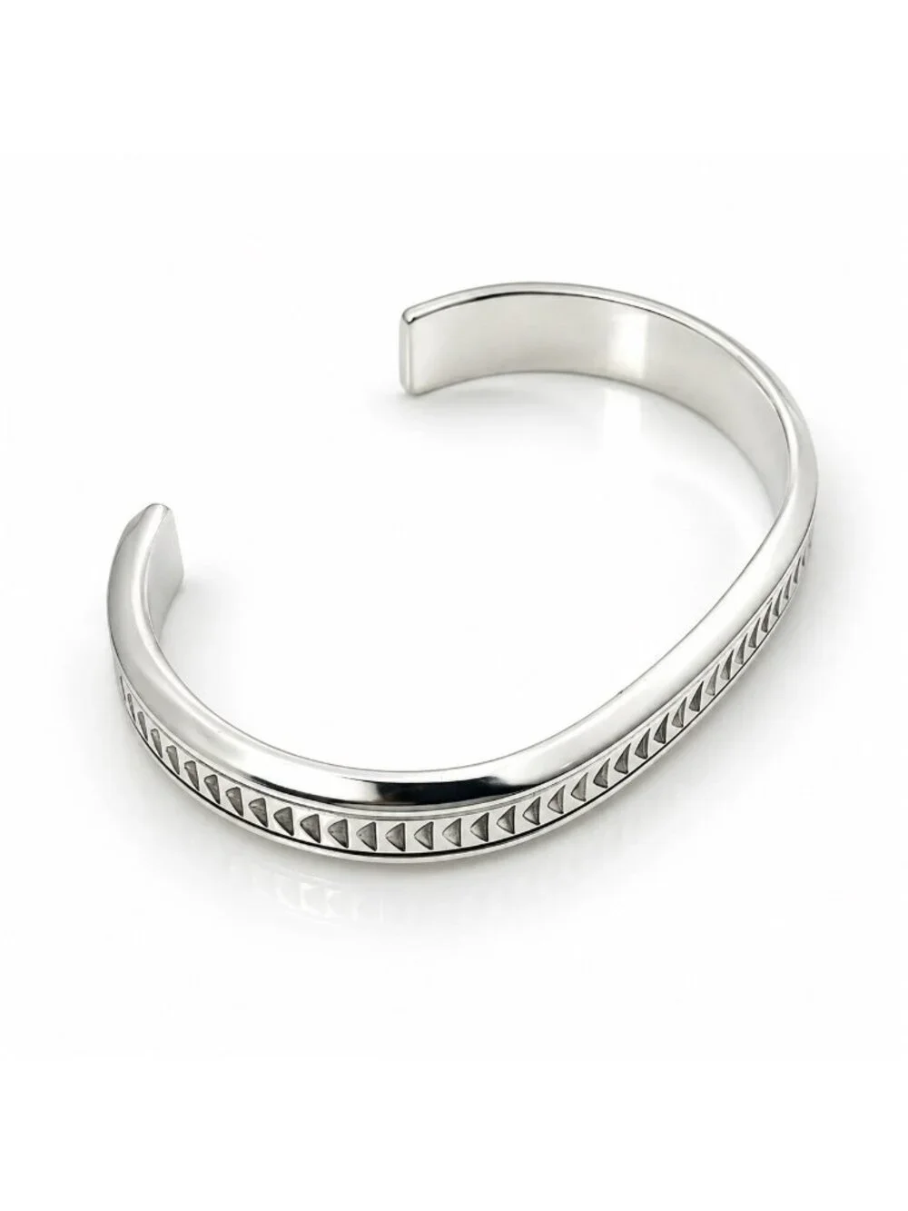 Tiffany & Co Mens Caliper Cuff Bracelet by Paloma Picasso in Sterling Silver